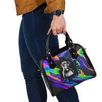 Funny Psychedelic Monkey Thinker Shoulder Handbag Trippy Curiosity Vibes