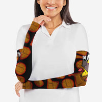 Funny Duck Tape Pun Art Arm Sleeves Quirky Cartoon Duck Humor