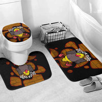 Funny Duck Tape Pun Art Bathroom Set Quirky Cartoon Duck Humor