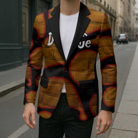 Funny Duck Tape Pun Art Blazer Quirky Cartoon Duck Humor