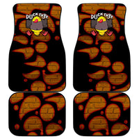 Funny Duck Tape Pun Art Car Mats Quirky Cartoon Duck Humor