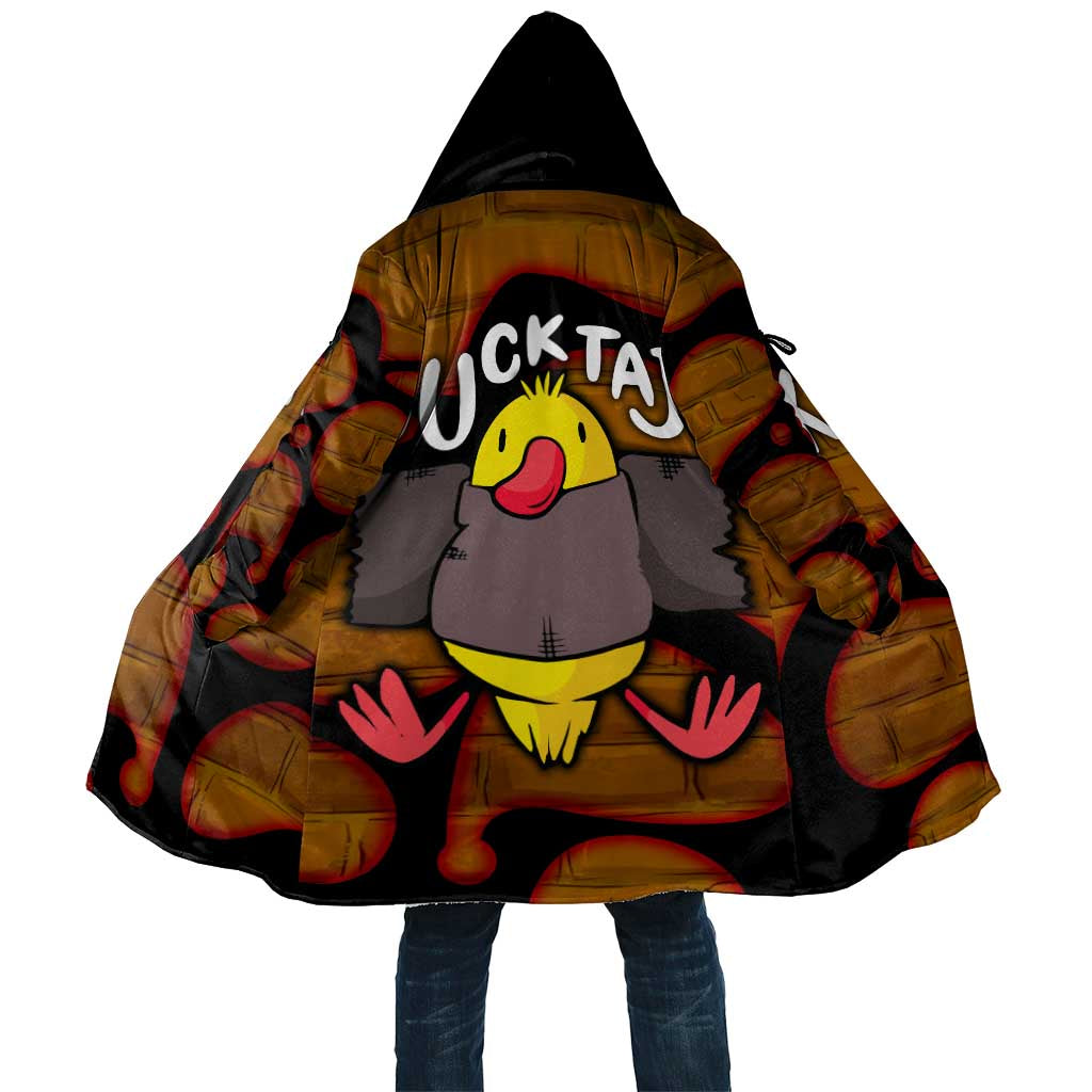 Funny Duck Tape Pun Art Cloak Quirky Cartoon Duck Humor
