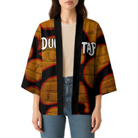 Funny Duck Tape Pun Art Kimono Quirky Cartoon Duck Humor