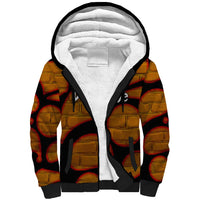 Funny Duck Tape Pun Art Sherpa Hoodie Quirky Cartoon Duck Humor
