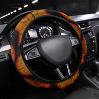 Funny Duck Tape Pun Art Steering Wheel Cover Quirky Cartoon Duck Humor