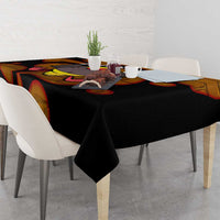 Funny Duck Tape Pun Art Tablecloth Quirky Cartoon Duck Humor