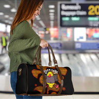 Funny Duck Tape Pun Art Travel Bag Quirky Cartoon Duck Humor