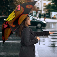 Funny Duck Tape Pun Art Umbrella Quirky Cartoon Duck Humor