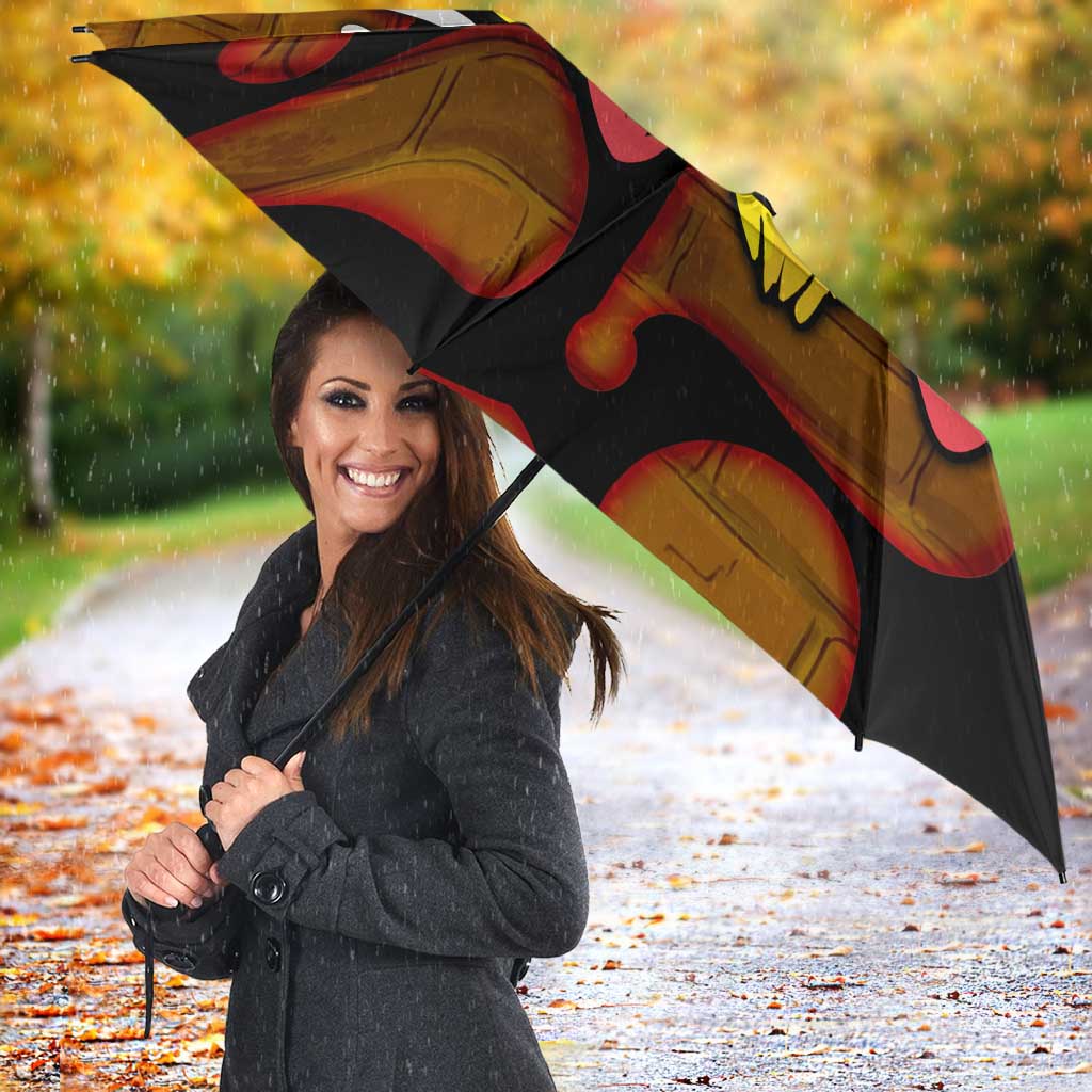 Funny Duck Tape Pun Art Umbrella Quirky Cartoon Duck Humor