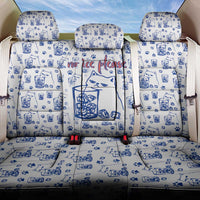 No Ice Please Cat Back Car Seat Cover Grumpy Cat with Drink Humor