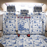 No Ice Please Cat Back Car Seat Cover Grumpy Cat with Drink Humor