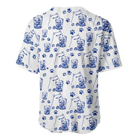 No Ice Please Cat Baseball Jersey Grumpy Cat with Drink Humor
