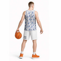 No Ice Please Cat Basketball Jersey Grumpy Cat with Drink Humor