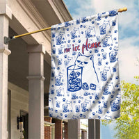 No Ice Please Cat Garden Flag Grumpy Cat with Drink Humor