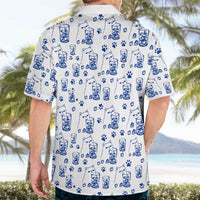 No Ice Please Cat Hawaiian Shirt Grumpy Cat with Drink Humor