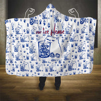No Ice Please Cat Hooded Blanket Grumpy Cat with Drink Humor