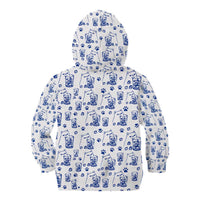 No Ice Please Cat Kid Hoodie Grumpy Cat with Drink Humor