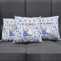 No Ice Please Cat Pillow Cover Grumpy Cat with Drink Humor