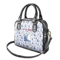 No Ice Please Cat Shoulder Handbag Grumpy Cat with Drink Humor