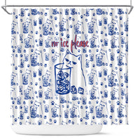 No Ice Please Cat Shower Curtain Grumpy Cat with Drink Humor