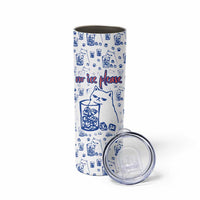 No Ice Please Cat Skinny Tumbler Grumpy Cat with Drink Humor