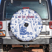 No Ice Please Cat Spare Tire Cover Grumpy Cat with Drink Humor