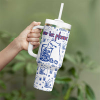 No Ice Please Cat Tumbler With Handle Grumpy Cat with Drink Humor