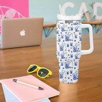 No Ice Please Cat Tumbler With Handle Grumpy Cat with Drink Humor