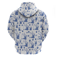 No Ice Please Cat Zip Hoodie Grumpy Cat with Drink Humor