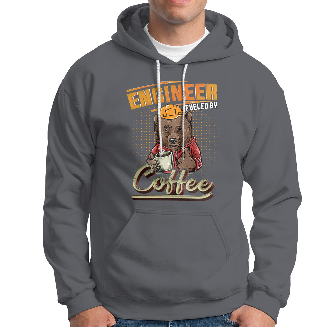 Engineer Hoodie Fueled By Coffee - Wonder Print Shop