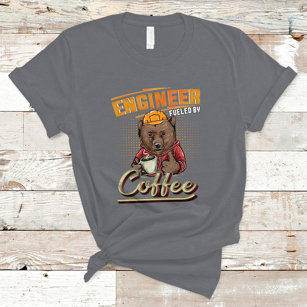 Engineer T Shirt Fueled By Coffee - Wonder Print Shop