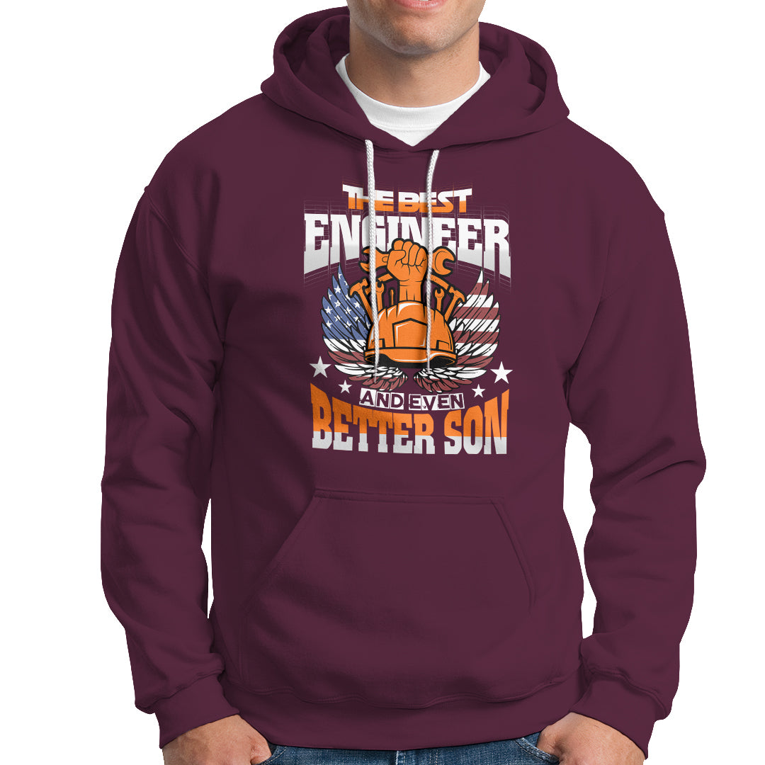 The Best Engineer and Even Better Son Hoodie - Wonder Print Shop
