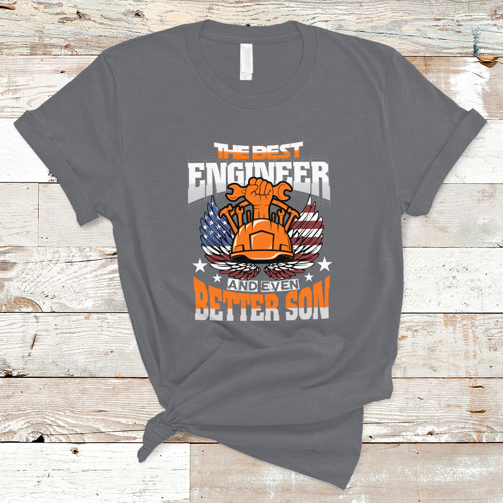 The Best Engineer and Even Better Son T Shirt - Wonder Print Shop