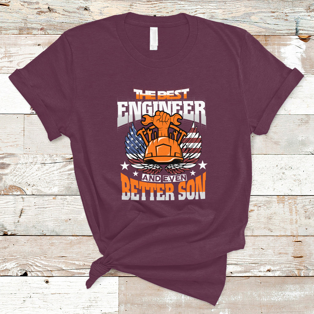 The Best Engineer and Even Better Son T Shirt - Wonder Print Shop