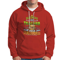 Business Teacher Hoodie Will Work For Burgur - Wonder Print Shop