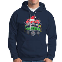 Santa Favorite Teacher Hoodie Christmas Gift for Teachers - Wonder Print Shop