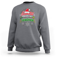 Santa Favorite Teacher Sweatshirt Christmas Gift for Teachers - Wonder Print Shop