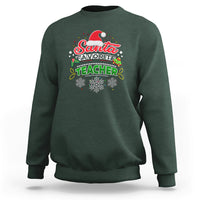Santa Favorite Teacher Sweatshirt Christmas Gift for Teachers - Wonder Print Shop