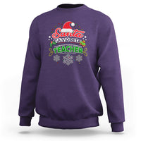 Santa Favorite Teacher Sweatshirt Christmas Gift for Teachers - Wonder Print Shop