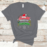 Santa Favorite Teacher T Shirt Christmas Gift for Teachers - Wonder Print Shop