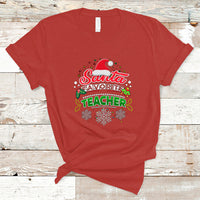 Santa Favorite Teacher T Shirt Christmas Gift for Teachers - Wonder Print Shop
