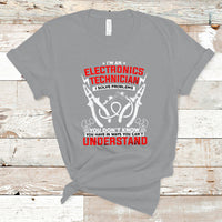 Im an Electronic Technician T Shirt I Solve Problems - Wonder Print Shop