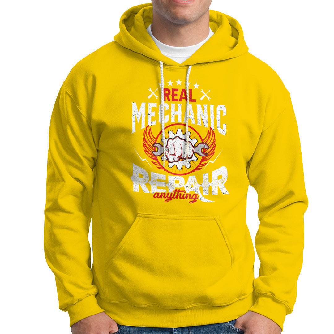 Real Mechanic Hoodie Repair Anything - Wonder Print Shop