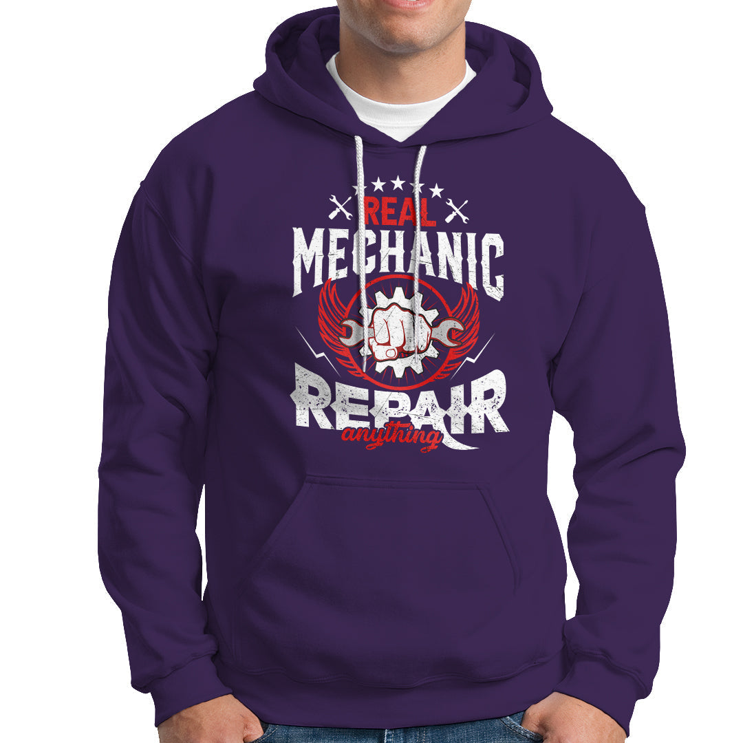 Real Mechanic Hoodie Repair Anything - Wonder Print Shop