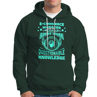 ECommerce Manager Hoodie We Do Precision Guesswork Based On Unreliable Data - Wonder Print Shop