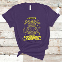 Wake Up Smarter Sleep With An Application Architect T Shirt - Wonder Print Shop