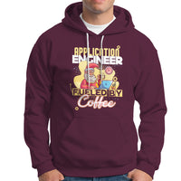 Application Engineer Hoodie Fueled By Coffee - Wonder Print Shop