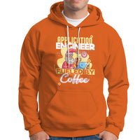 Application Engineer Hoodie Fueled By Coffee - Wonder Print Shop