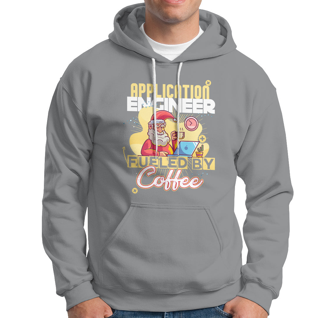 Application Engineer Hoodie Fueled By Coffee - Wonder Print Shop