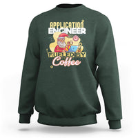 Application Engineer Sweatshirt Fueled By Coffee - Wonder Print Shop